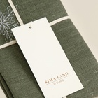 Полотенце с вышивкой SL HOME New Year 40х70 см, лен 100%, 265 гр/м2 - фото 25449510