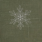 Полотенце с вышивкой SL HOME New Year 40х70 см, лен 100%, 265 гр/м2 - фото 25449511
