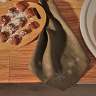 Полотенце с вышивкой SL HOME New Year 40х70 см, лен 100%, 265 гр/м2 - фото 25464724