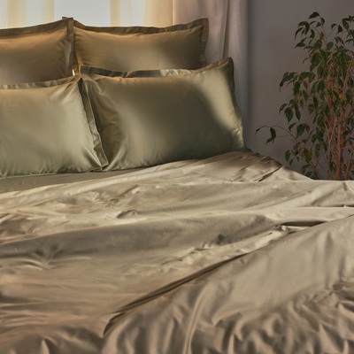 Пододеяльник 1.5-спальный «SL Home. Олива», 150×220 см, сатин