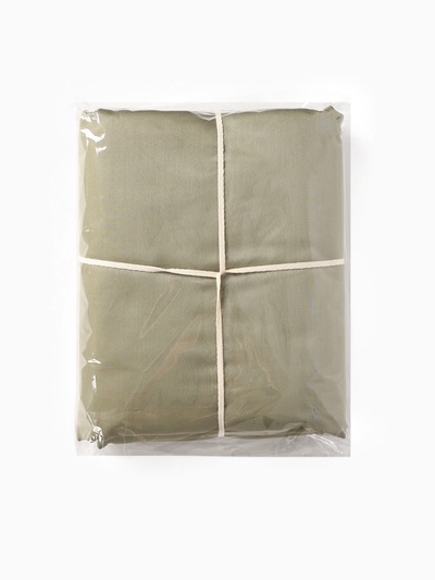 Пододеяльник евро SL Home, 200×220 см, оливковый, сатин