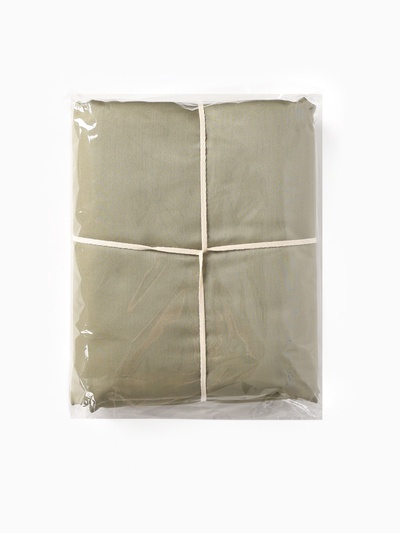 Пододеяльник евро SL Home, 200×220 см, оливковый, сатин