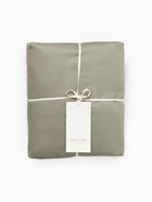 Простыня на резинке евро SL Home «Олива», 200×200+30 см, сатин, оливковая - Фото 12