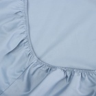 Простыня на резинке евро SL Home Sea, 200×200+30 см, сатин - Фото 6
