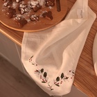 Салфетка с вышивкой SL HOME New Year 30х40см-1 шт, лен 100%, 185 гр/м2 - фото 25464737