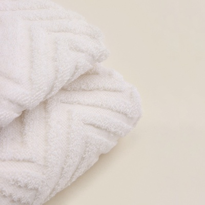 Полотенце махровое SL HOME: Geometry "Блан де Блан" 67х140 см, 83% хлопок, 17% лён, 500 г/м2 1024309