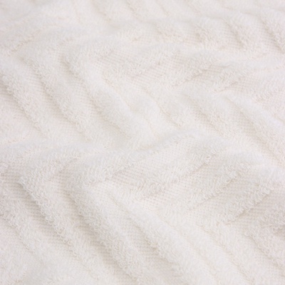 Полотенце махровое SL HOME: Geometry "Блан де Блан" 67х140 см, 83% хлопок, 17% лён, 500 г/м2 1024309