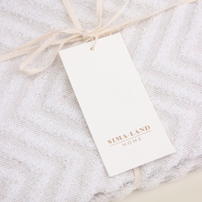 Полотенце махровое SL HOME: Geometry "Коста" 50х90 см, 83% хлопок, 17% лён, 500 г/м2