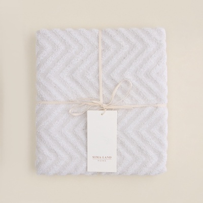 Полотенце махровое SL HOME: Geometry "Коста" 50х90 см, 83% хлопок, 17% лён, 500 г/м2