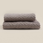 Полотенце махровое SL HOME: Geometry «Саббиа», 50×90 см, коричневое - Фото 1