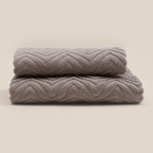 Полотенце махровое SL HOME: Geometry «Саббиа», 50×90 см, коричневое - Фото 3