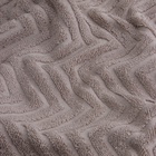 Полотенце махровое SL HOME: Geometry «Саббиа», 50×90 см, коричневое - Фото 6