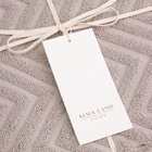 Полотенце махровое SL HOME: Geometry «Саббиа», 67×140 см, коричневое - Фото 11