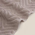 Полотенце махровое SL HOME: Geometry «Саббиа», 67×140 см, коричневое - Фото 7