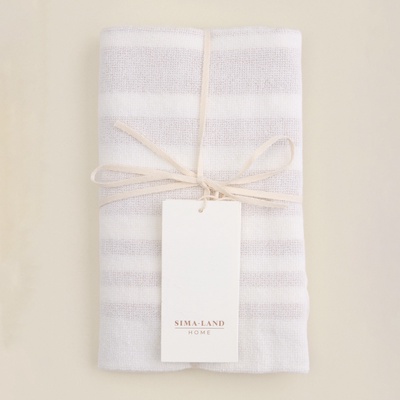 Полотенце махровое SL HOME: Band "Коста" 60х130 см, 88% хлопок, 12% лён, 335 г/м2