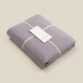 Простыня SL Home Cotton 235*245 см, цв.серый, 100% жатый хлопок