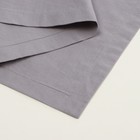 Наволочка SL Home Cotton 70*70+2 см, цв.серый, 100% жатый хлопок - фото 25548738