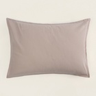 Наволочка SL Home Cotton 50*70+2 см, цв.бежевый, 100% жатый хлопок 10245366 - фото 13037005