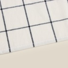 Простыня на резинке SL Home Cotton 180*200+30 см, цв.белый/серый, 100% жатый хлопок - фото 49631871 Простыня на резинке SL Home Cotton 180*200+30 см, цв.белый/серый, 100% жатый хлопок - фото 49631871