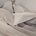 Пододеяльник SL Home Cotton 200*220 см, цв.бежевый/белый, 100% жатый хлопок - фото 26325875