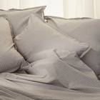 Наволочка SL Home Cotton 50*70+2 см, цв.бежевый/белый, 100% жатый хлопок - фото 322011793