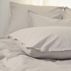 Наволочка SL Home Cotton 50*70+2 см, цв.бежевый/белый, 100% жатый хлопок - фото 26325878