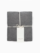 Простыня на резинке SL Home "Деним" 160*200+30 см, цв.темно-серый, 100% жатый хлопок - Фото 11