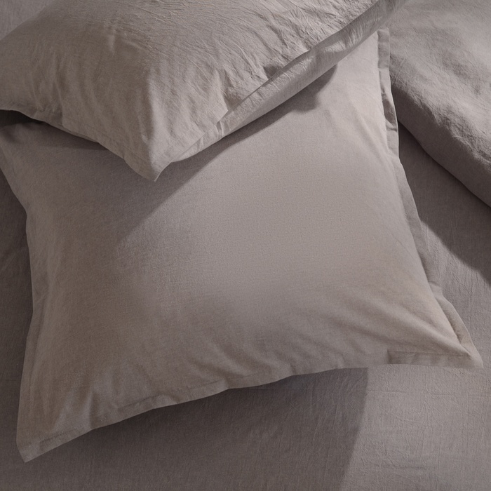 

Наволочка SL Home "Деним" 70*70+2 см, цв.серый, 100% жатый хлопок