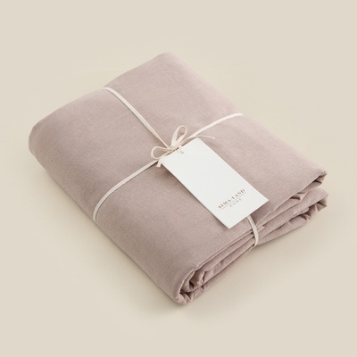 Пододеяльник евро SL Home «Деним», 200×220 см, бежевый, жатый хлопок