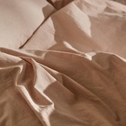 Простыня евро SL Home «Деним», 245×260 см, бежевая, жатый хлопок - фото 50320582