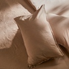 Простыня на резинке SL Home "Деним" 140*200+30 см, цв.бежевый, 100% жатый хлопок - Фото 7