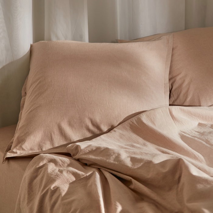 

Наволочка SL Home "Деним" 70*70+2 см, цв.бежевый, 100% жатый хлопок