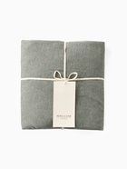 Простыня на резинке евро SL Home «Деним», 200×200+30 см, оливковая, жатый хлопок 10245503