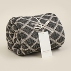 Плед с бахромой SL Home Square 125×150 см, 100% хлопок - фото 25449687