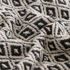 Плед вязаный с бахромой SL Home «Бохо», 125×150 см, хлопок 100% - фото 25449690