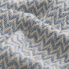 Плед SL Home Wave 125*150 см, цв.голубой, 100% хлопок - фото 25449698