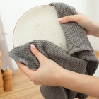 Полотенце кухонное SL HOME Linen, серое, однотонное, 38×65 см - Фото 1