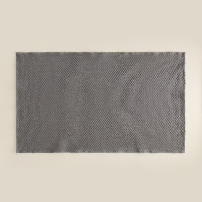 Полотенце кухонное SL HOME Linen, серое, однотонное, 38×65 см