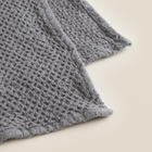 Полотенце кухонное SL HOME Linen, серое, однотонное, 38×65 см - Фото 5