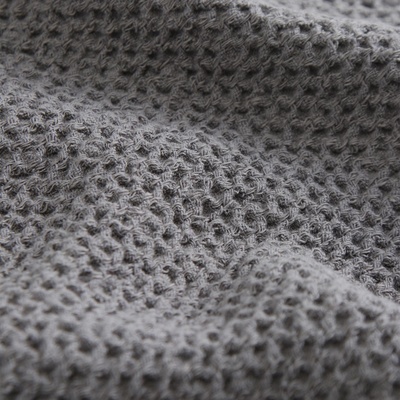 Полотенце кухонное SL HOME Linen, серое, однотонное, 38×65 см
