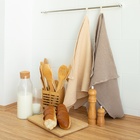 Полотенце кухонное SL HOME Linen, бежевое, однотонное, 38×65 см - Фото 2