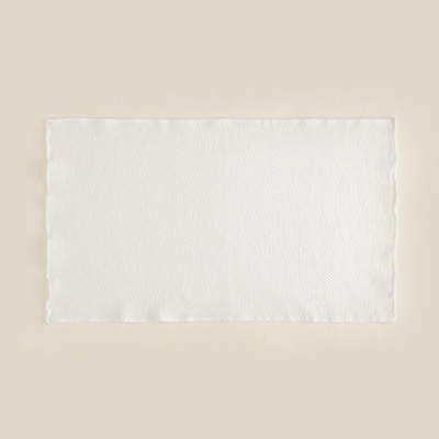 Полотенце кухонное SL HOME Linen, белое, однотонное, 38×65 см