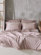 Пододеяльник 1.5-спальный SL Home, 150×220 см, пудровый, тенсель - Фото 5