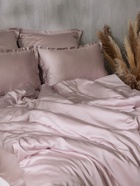 Пододеяльник 2-спальный SL Home Tencel, 180×220 см, пудровый, тенсель - Фото 4
