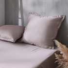 Наволочка SL Home Tencel, 70×70+3 см, пудра, тенсель, эвкалиптовое волокно 100% - Фото 1