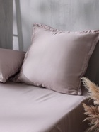 Наволочка SL Home Tencel, 70×70+3 см, пудра, тенсель, эвкалиптовое волокно 100% - Фото 4