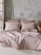 Наволочка SL Home Tencel, 70×70+3 см, пудра, тенсель, эвкалиптовое волокно 100% - Фото 8