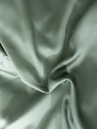 Простыня 1.5 спальная SL Home Tencel, 160×235 см, оливковая, тенсель - Фото 4