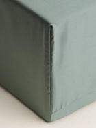 Простыня на резинке 1.5-спальная SL Home Tencel, 140×200+30 см, оливковая, тенсель - Фото 10