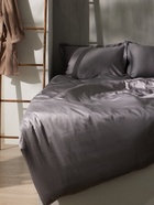 Пододеяльник 2-спальный SL Home Tencel, 180×220 см, серый, тенсель - Фото 8